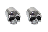 HARLEY Totenkopf Ventilkappen Chrom Passend 0-  Alle, Ventile