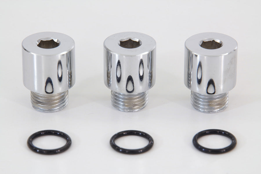 HARLEY Ölpumpen-Verschlussstopfen-Set Inbus-Typ Passend für 1981-1984 FL, 1981-1984 FX, 1986-1998 FLST, 1984-1998