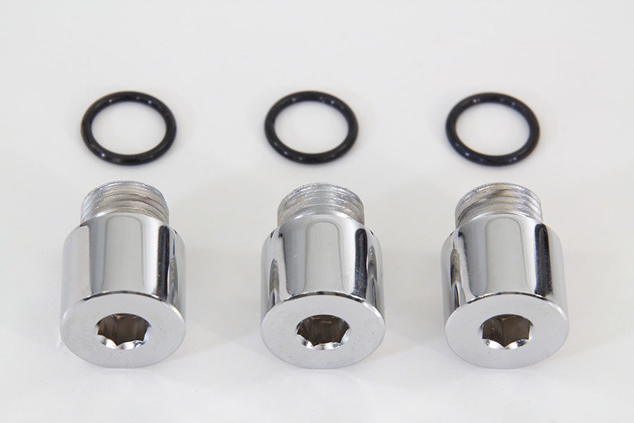 HARLEY Ölpumpen-Verschlussstopfen-Set Inbus-Typ Passend für 1981-1984 FL, 1981-1984 FX, 1986-1998 FLST, 1984-1998