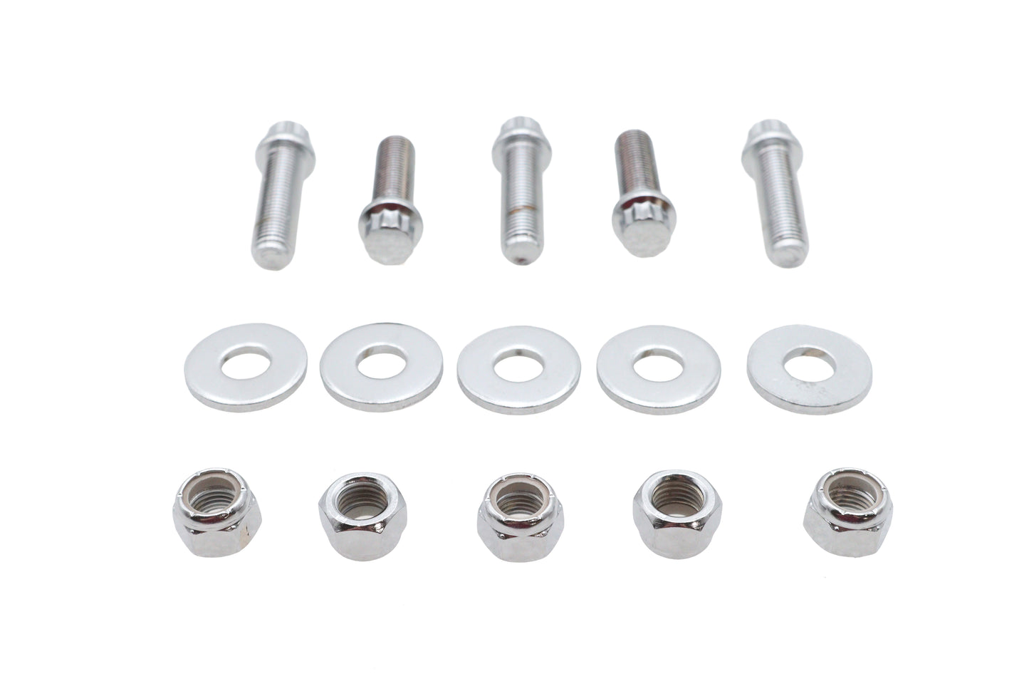 HARLEY Riemenscheibenschrauben-Kit Chrom Passend für 1985-1996 FXST, Speichenrad 1986-1996 FLST, Speichenrad