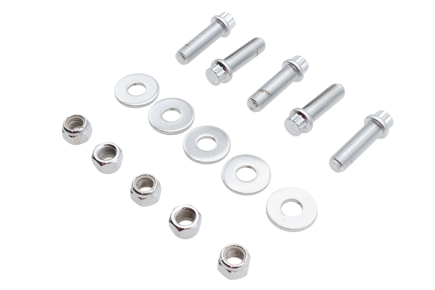 HARLEY Riemenscheibenschrauben-Kit Chrom Passend für 1985-1996 FXST, Speichenrad 1986-1996 FLST, Speichenrad