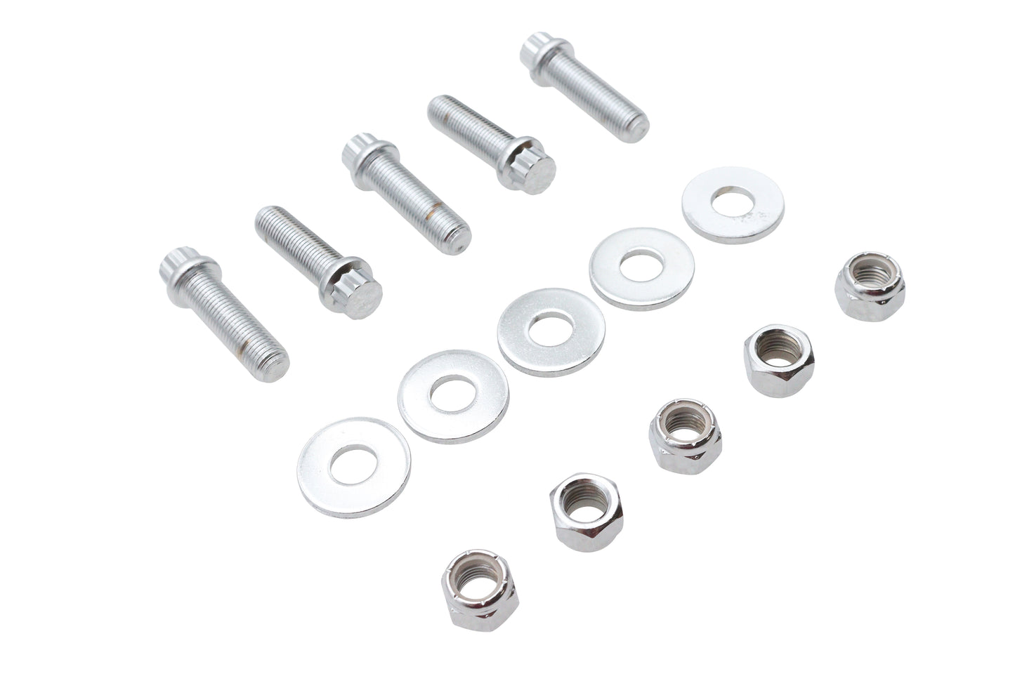 HARLEY Riemenscheibenschrauben-Kit Chrom Passend für 1985-1996 FXST, Speichenrad 1986-1996 FLST, Speichenrad