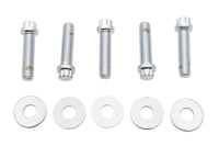 HARLEY Pulley Bolt Kit Chrom Passend für 1985-1996 FXST, Gussrad 1986-1996 FLST, Gussrad