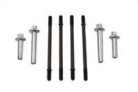 HARLEY Zylinder Hardware Kit mit Chrom Zylinderkopfschrauben Passend für 1992-1998 FXST, 1992-1998 FLST, 1992-199