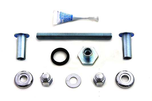 HARLEY Chrome Gas Tank Mount Kit Fits 2000-2017 FXST,   2000-2017 FLST,