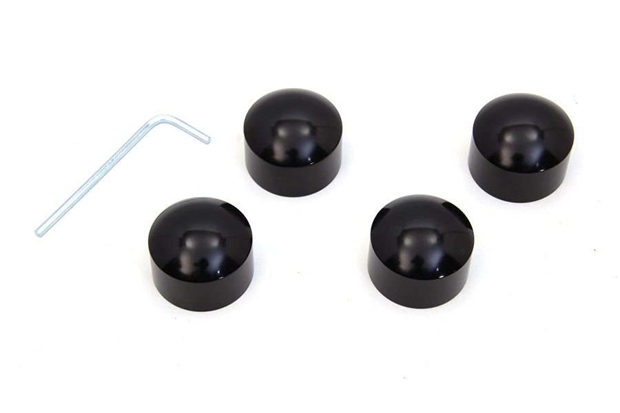 HARLEY Zylinderkopfschraubenabdeckungs-Set Schwarz Passend für 1986-UP FLT, 1986-UP FXST, 1986-UP FLST, 1986-UP