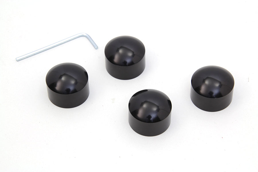 HARLEY Zylinderkopfschraubenabdeckungs-Set Schwarz Passend für 1986-UP FLT, 1986-UP FXST, 1986-UP FLST, 1986-UP