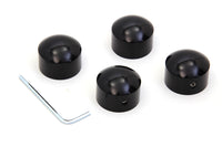 HARLEY Zylinderkopfschraubenabdeckungs-Set Schwarz Passend für 1986-UP FLT, 1986-UP FXST, 1986-UP FLST, 1986-UP