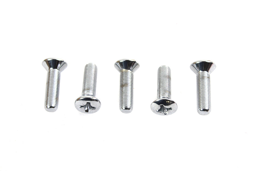 HARLEY 3/8 Zoll-24 x 1-1/4 Zoll Senkschraube Chrom Passend für 0- Alle, Modelle
