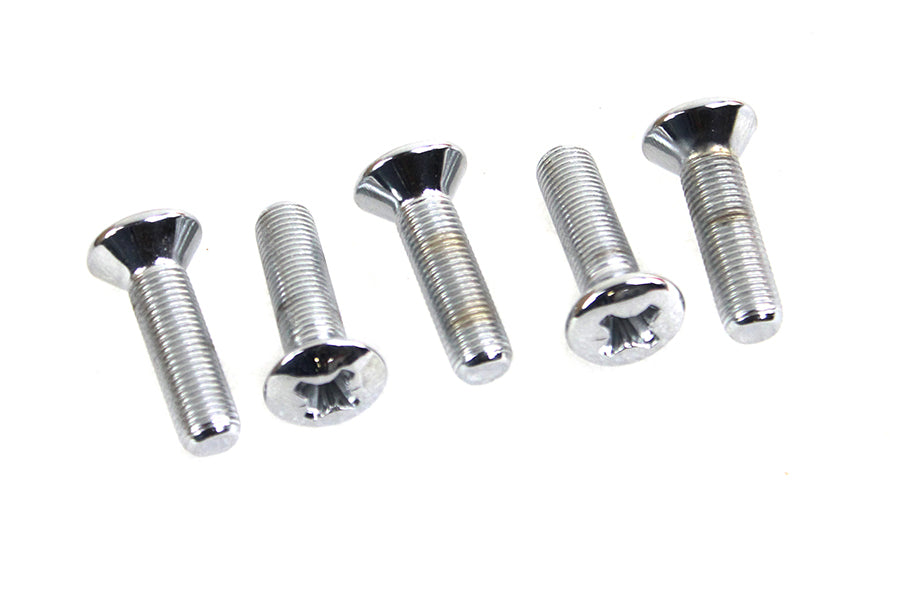 HARLEY 3/8 Zoll-24 x 1-1/4 Zoll Senkschraube Chrom Passend für 0- Alle, Modelle