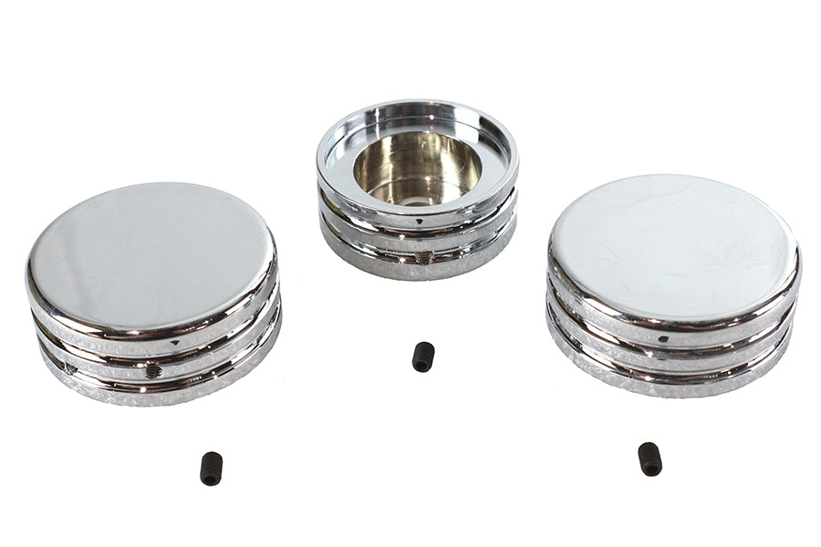 HARLEY 39mm Gabel-Lenkschaftmutter-Abdeckung, flaches Oberteil, passend für 1987-1994 FXR, 1988-2013 XL, 1986-2017 FLST,