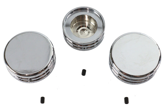 HARLEY 39mm Fork Stem Nut Cover Flat Top Style Fits 1987-1994 FXR,   1988-2013 XL,   1986-2017 FLST,