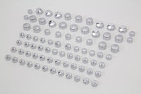 HARLEY Wyatt Gatling Chrome Bolt Cap 79 Piece Cover Kit fits 1999-UP FXST,  1999-UP FLST,  1999-UP FLT,  1999-2017 FXD,