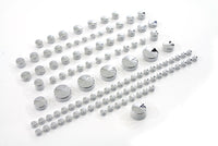 HARLEY Chrom Schraubenabdeckkappen-Set 109-teilig passend für XL ab 2004,