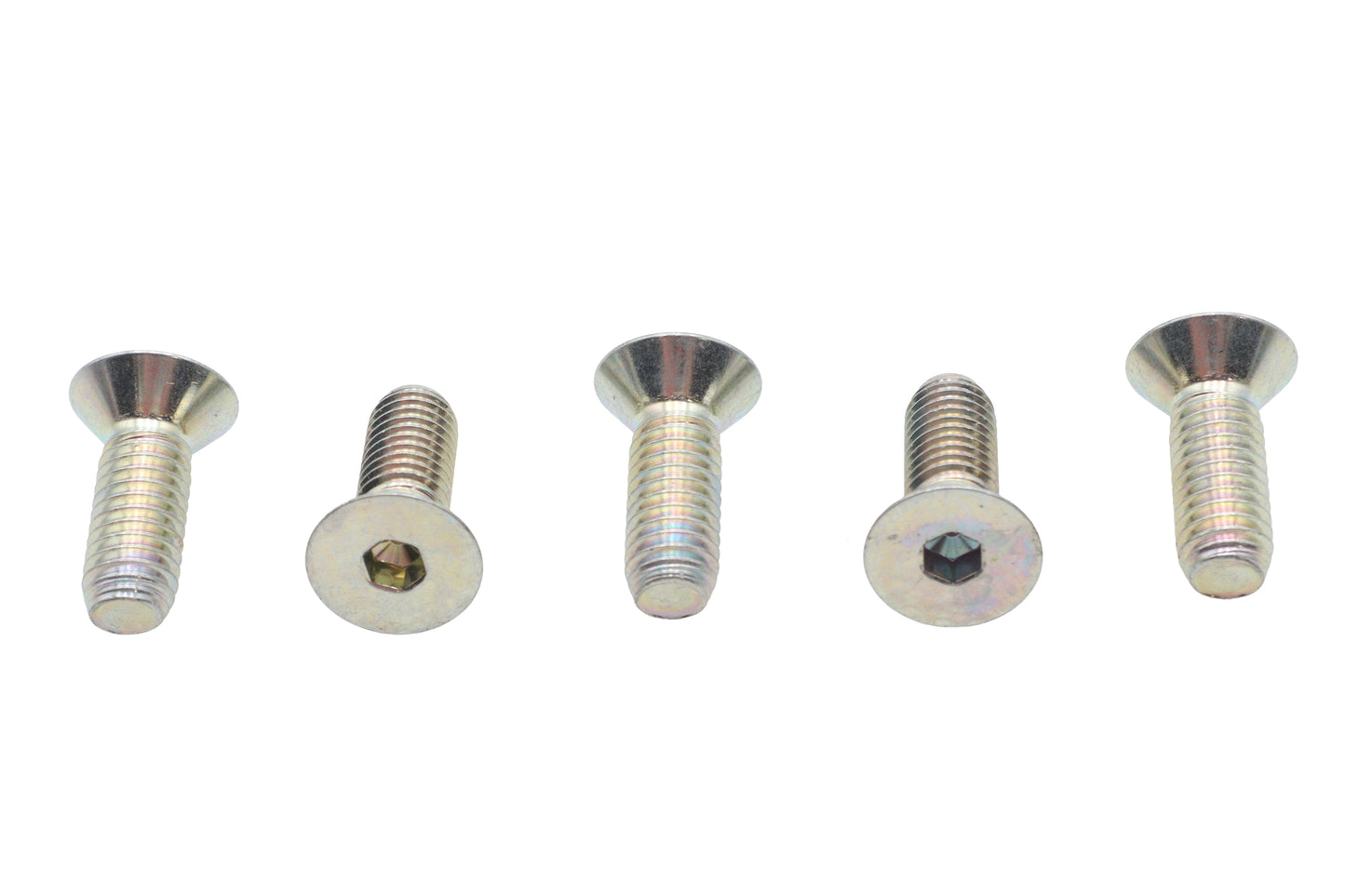 HARLEY Gussrad-Vorder- und Hinterrad-Scheibenbremsschrauben- und Mutternsatz Zink Passend für 1980–1981 FLT,