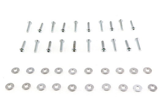HARLEY Rocker Box Cover Allen Screw Kit Chrome fits 2017-UP FLT,