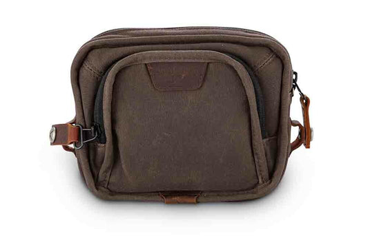 HARLEY BURLY BRAND H-BAR BAG DARK OAK  B15-1012D