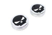 HARLEY Skull Style Vented and Non-Vented Gas Cap Set fits 1965-1983 FL,