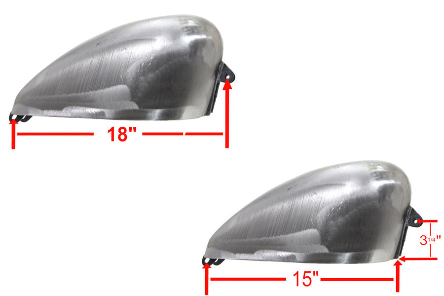HARLEY Chopper Style 2.5 Gallonen Gastank Passend für 0- Custom, Anwendung