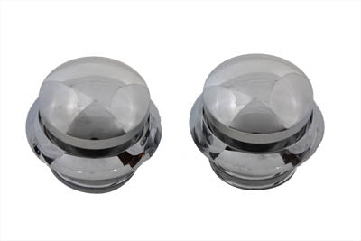 HARLEY Pop-Up Gas Cap Set Chrome Fits 1996-1999 FXST,   1996-1999 FLST,