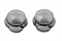 HARLEY Pop-Up Gas Cap Set Chrome Fits 1996-1999 FXST,   1996-1999 FLST,