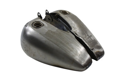 HARLEY Bobbed 5.0 Gallon Gas Tank Set fits 1947-1984 FL,  1979-1982 FXS,