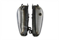 HARLEY Bobbed 3.5 Gallon Gas Tank Set fits 1984-1999 FXST,  1986-1999 FLST,