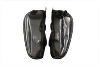 HARLEY Bobbed 5.0 Gallon Gas Tank Set fits FL 1948-1965 Raw Steel
