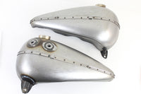 HARLEY Bobbed 3.5 Gallon Gas Tank Set fits 1941-1946 FL,