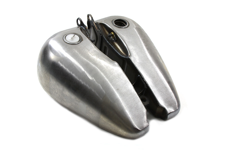 HARLEY Bobbed 5.0 Gallon Gas Tank Set fits 1984-1999 FXST,  1986-1999 FLST,