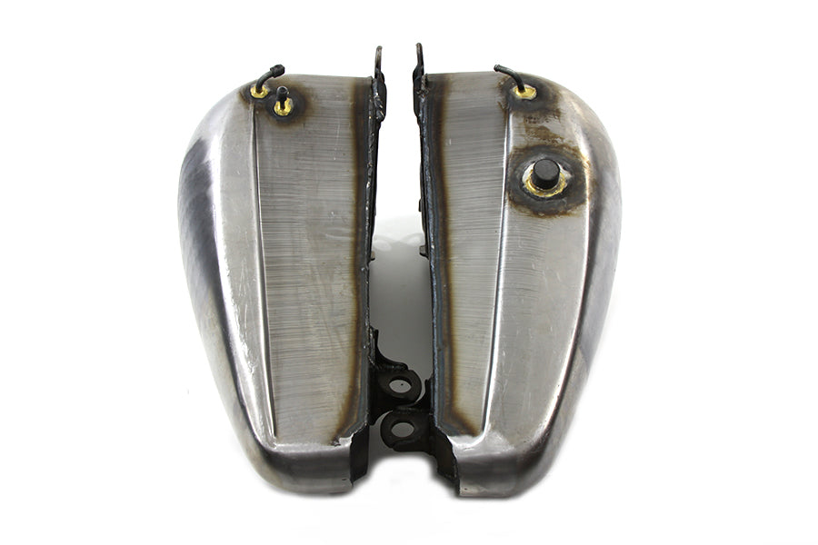 HARLEY Bobbed 5.0 Gallon Gas Tank Set fits 1984-1999 FXST,  1986-1999 FLST,