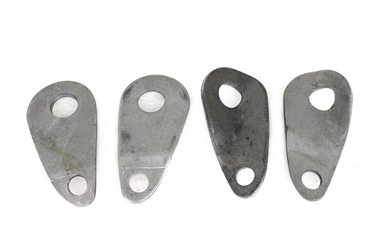 HARLEY Gas Tank Tab Set Fits 1941-1984 FL,   1979-1982 FXS,