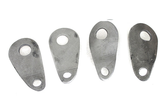 HARLEY Gas Tank Tab Set Fits 1941-1984 FL,   1979-1982 FXS,