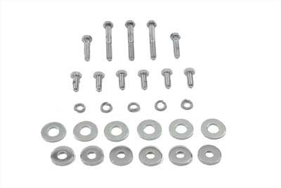 HARLEY Gas Tank Bolt Kit Chrome Fits 1986-1990 FLST,   1984-1990 FXST,