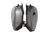 HARLEY Stretch Bobbed 5.5 Gallon Gas Tank Set fits 1984-1999 FXST,  1986-1999 FLST,