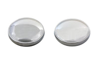 HARLEY Tankdeckel-Set, belüftet und unbelüftet, Chrom, passend für 1973-1982 FL, 1979-1982 FXS,