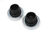 HARLEY Ratcheting Style Gas Cap Set Vented and Non-Vented Chrome fits 1984-1995 FXST,   1986-1995 FLST,   1983-1984 FL,   1983-1984 FX,   1983-1994 F