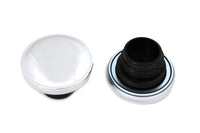 HARLEY Ratcheting Style Gas Cap Set Vented and Non-Vented Chrome fits 1984-1995 FXST,   1986-1995 FLST,   1983-1984 FL,   1983-1984 FX,   1983-1994 F