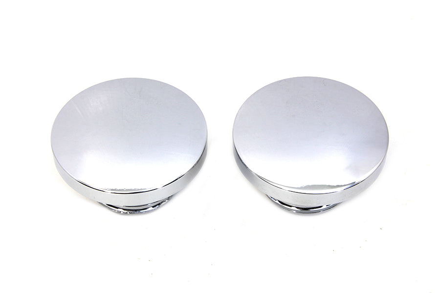 HARLEY Billet Smooth Style Tankdeckel-Set passend für 1983-1995 FXST, 1986-1995 FLST,