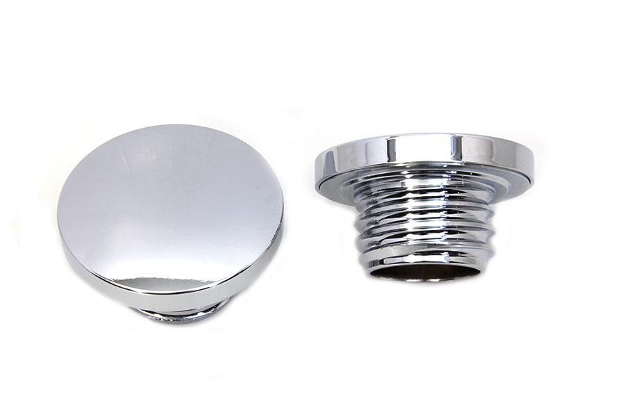 HARLEY Billet Smooth Style Tankdeckel-Set passend für 1983-1995 FXST, 1986-1995 FLST,