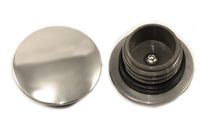 HARLEY Polierter, niedriger Tankdeckel-Satz für 1996-1999 FXST, 1996-1999 FLST,