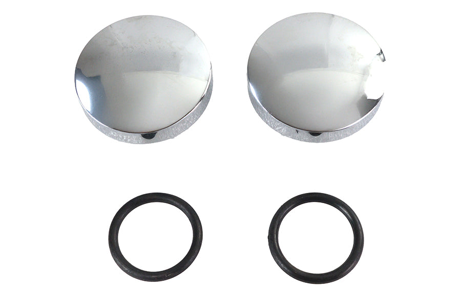HARLEY Tall Style Billet Vented and Non-Vented Gas Cap Set Fits 1983-1984 FL,   1984-1995 FXST,   19