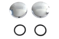 HARLEY Tall Style Billet Vented and Non-Vented Gas Cap Set Fits 1983-1984 FL,   1984-1995 FXST,   19