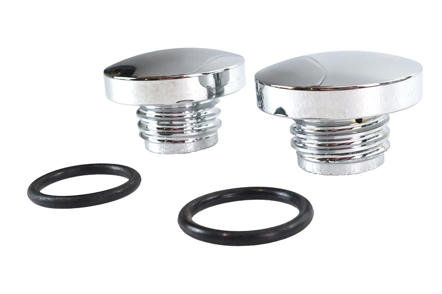 HARLEY Tall Style Billet Vented and Non-Vented Gas Cap Set Fits 1983-1984 FL,   1984-1995 FXST,   19
