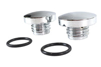 HARLEY Tall Style Billet Vented and Non-Vented Gas Cap Set Fits 1983-1984 FL,   1984-1995 FXST,   19