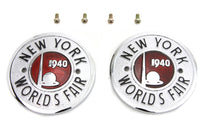 HARLEY 1940 Weltausstellung Rundes Tankemblem-Set Passend für 0- Alle, universell