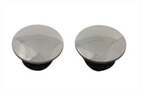 HARLEY Low Profile Tankdeckel Set Belüftet und unbelüftet Passend für 1984-1995 FXST, 1986-1995 FLST, 1983-1