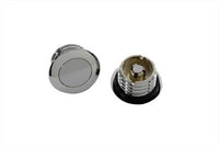 HARLEY Smooth Style Tankdeckel-Set passend für 1984-1995 FXST, 1986-1995 FLST, 1983-1984 FL, 1983-1995 F
