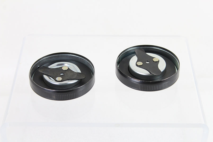 HARLEY Stock Style Tankdeckel Set Belüftet und Nicht Belüftet Passt 1941-1972 FL, 1936-1940 EL,