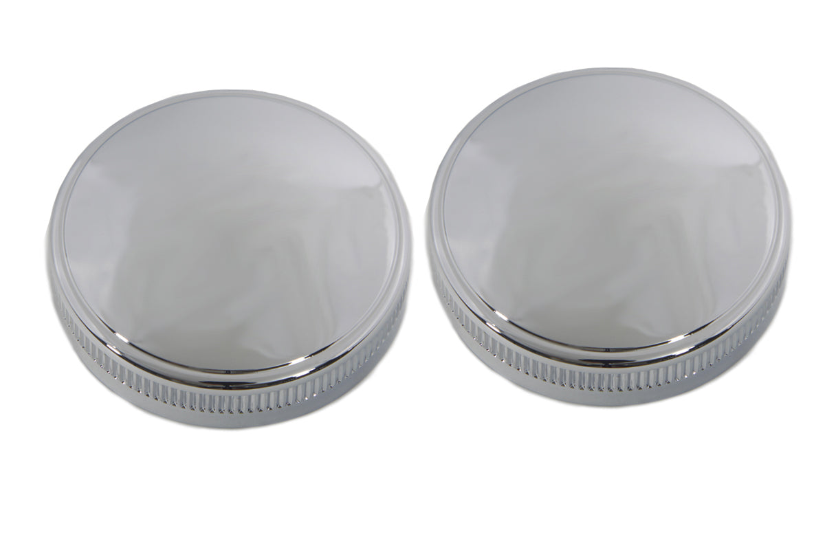 HARLEY Replica Eaton Style Vented Gas Cap Set fits 1953-1964 FL,   1959-1969 XL,